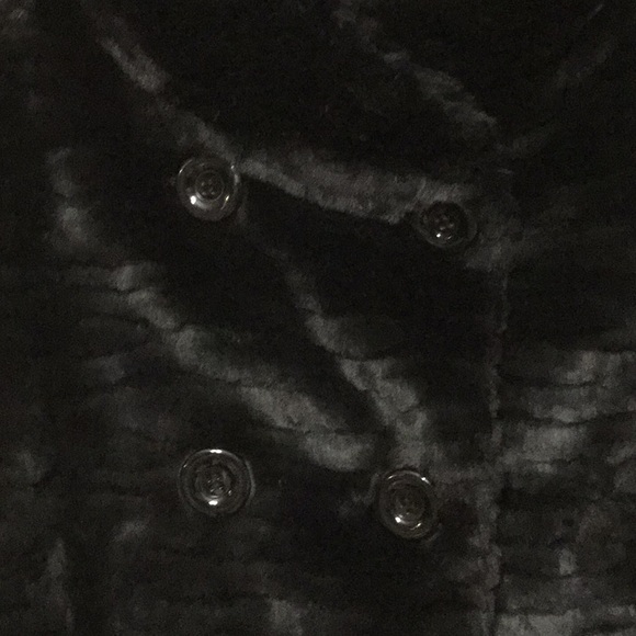 Black faux fur jacket - Picture 4 of 4